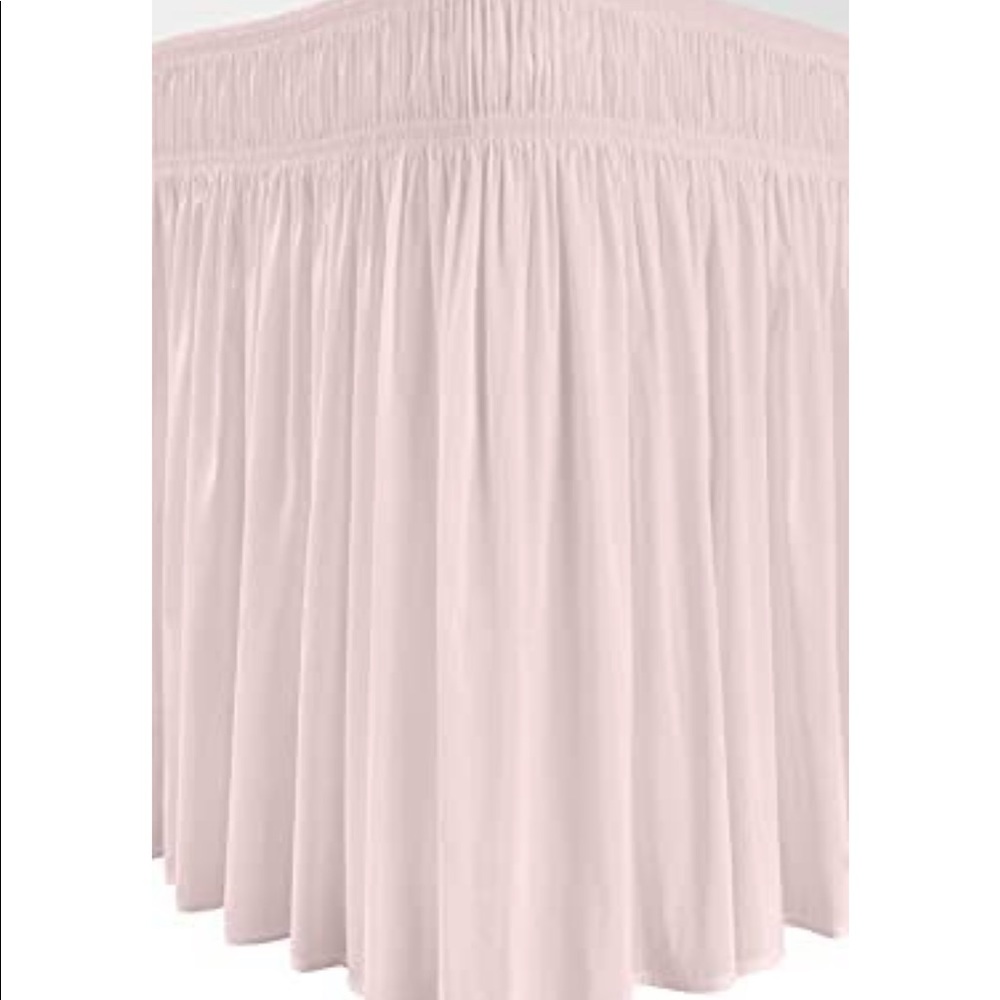 Twin extra long college dorm bedskirt